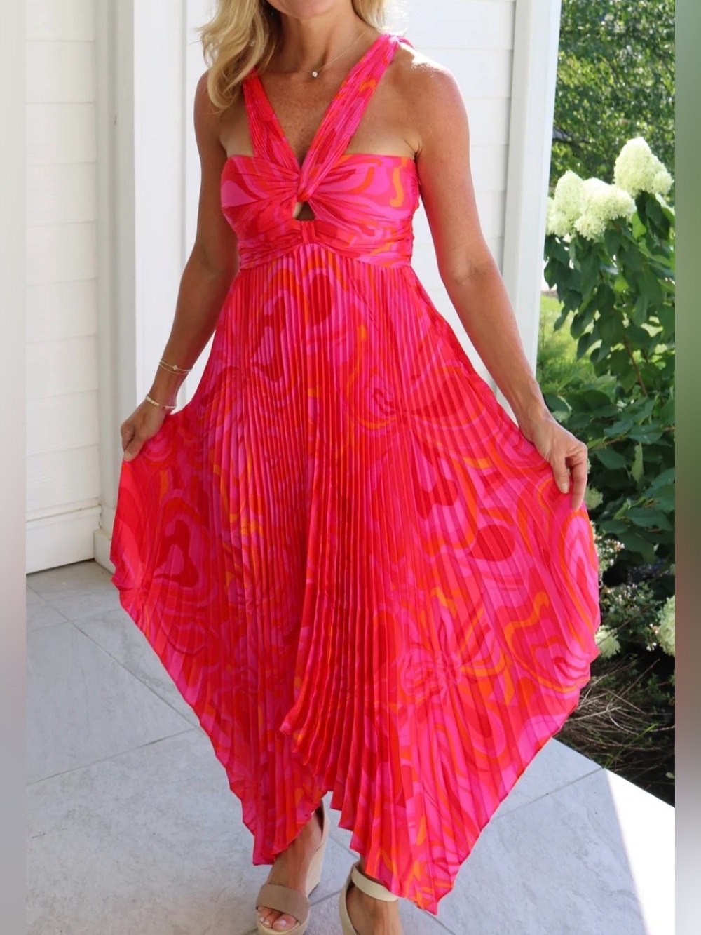 Y&i shop Yandi multi-pink dress size L
